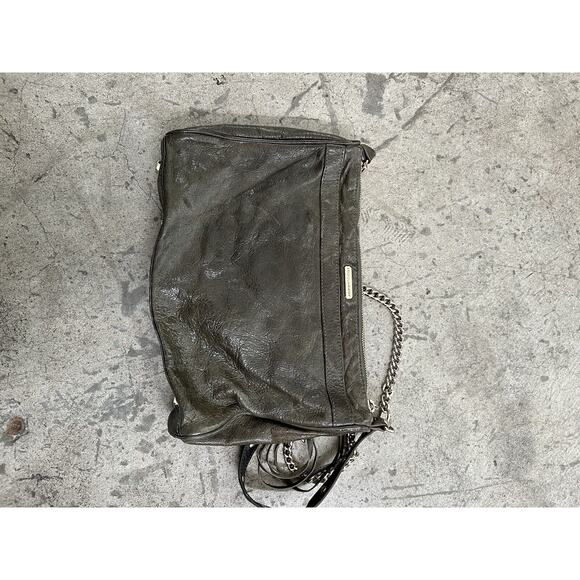 REBECCA MINKOFF MAC Dark Olive Military Green‎ Leather Crossbody Bag - Picture 7 of 13